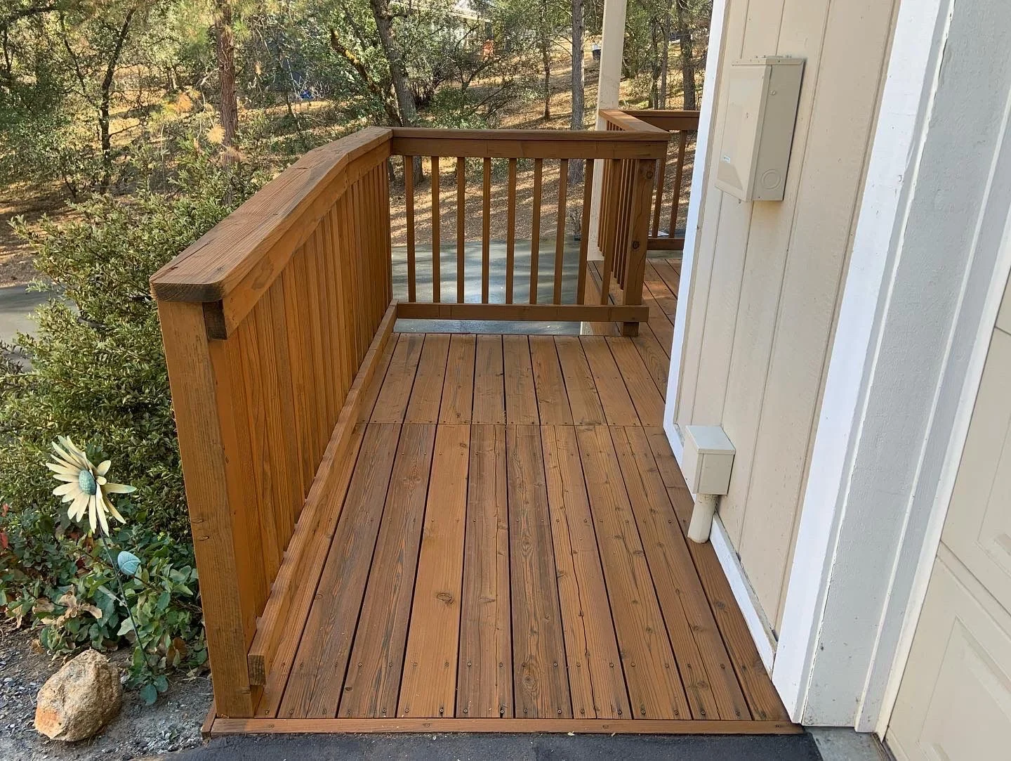 deck painted by Jesse McCandless Painting